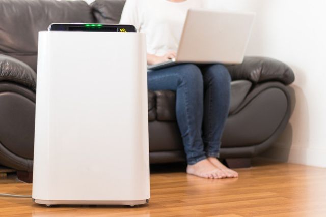 Heat pump store air purifier