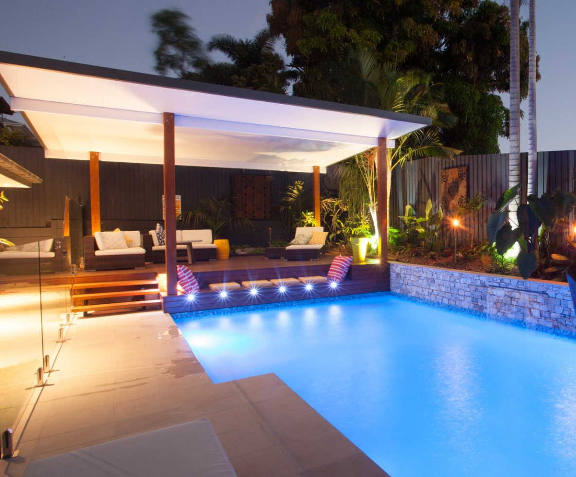 Outdoor Wooden Gazebo — Brisbane, QLD — Norfolk Pools