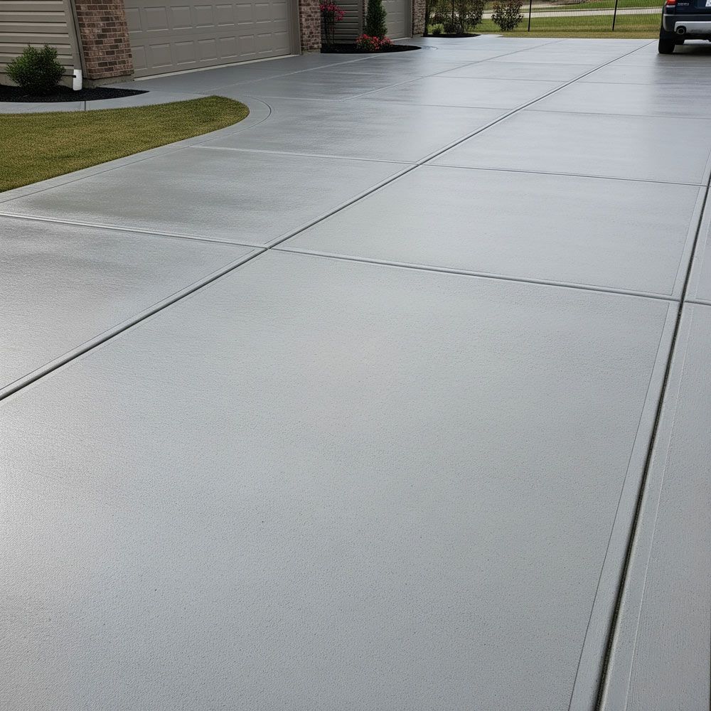 Concrete Driveway built using concrete pavers in Meridian, ID