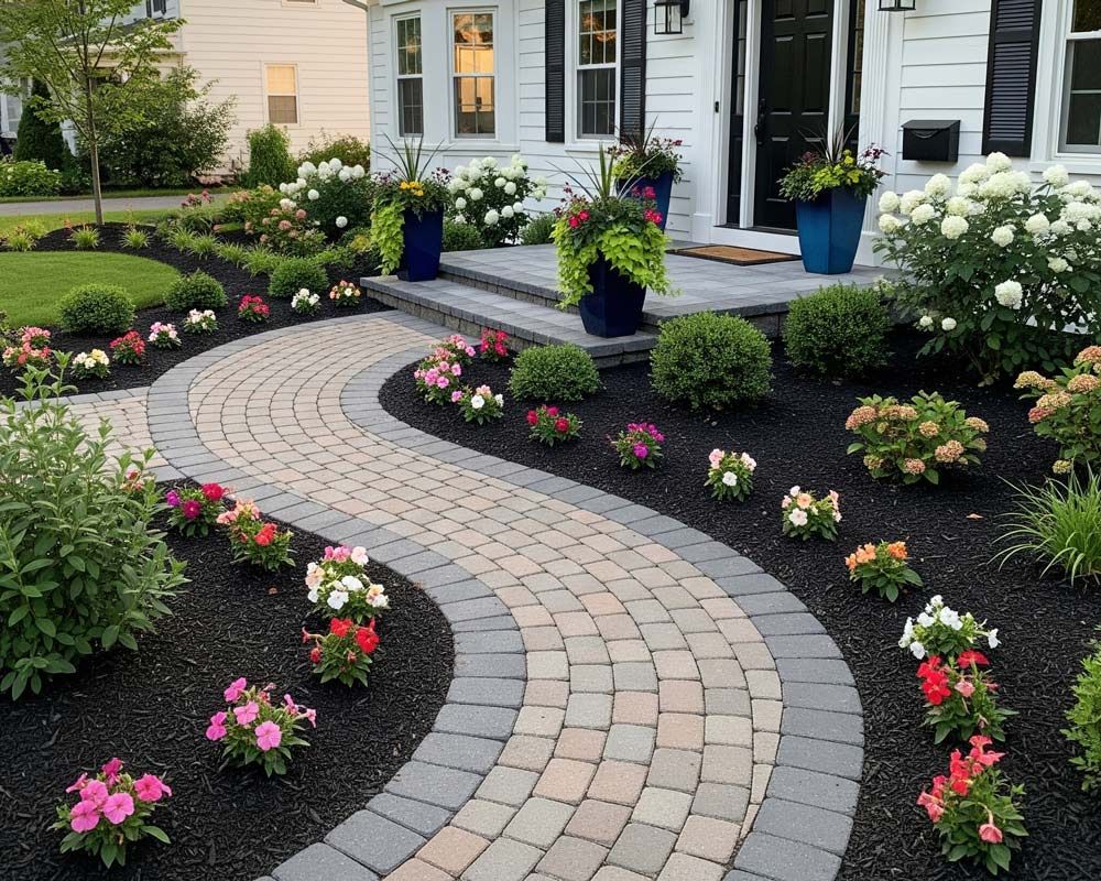 Curb Appeal to enhance the front yard of a house in Meridian, ID