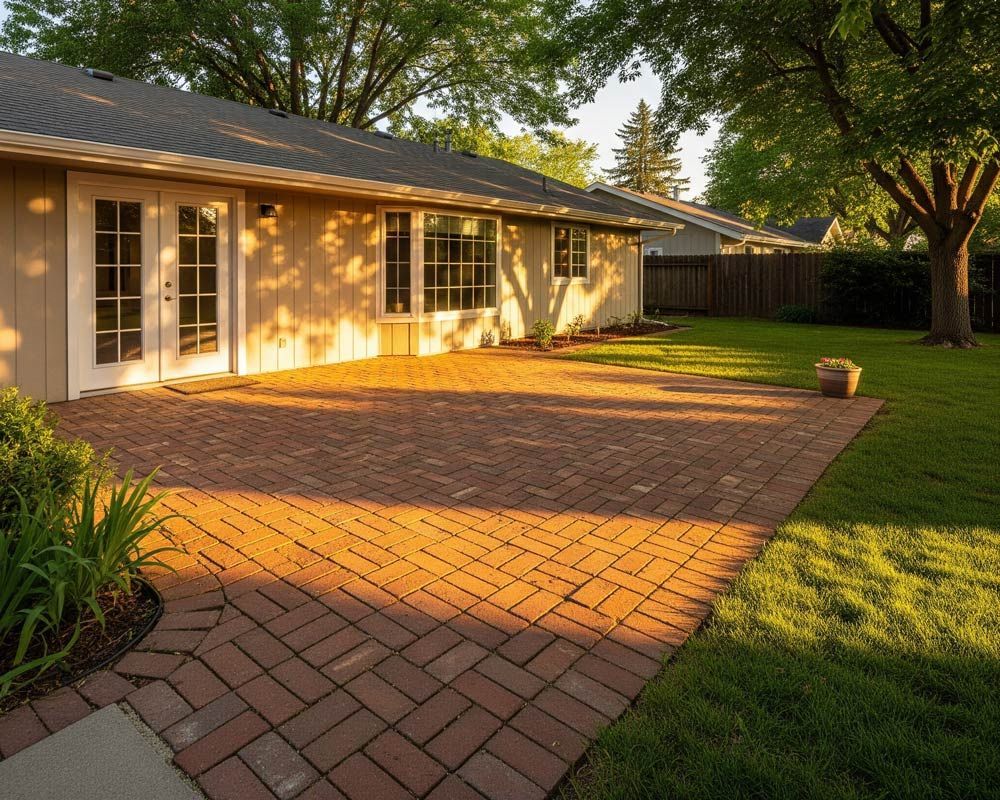 Beautiful Brick Patio in Meridian, ID