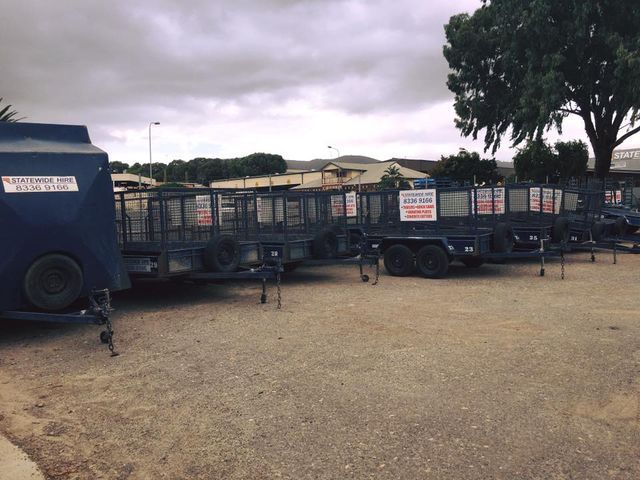 Caged Trailer Truck