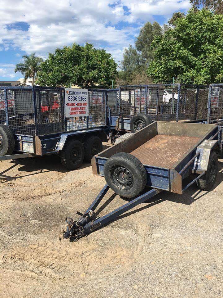 Selection Of Boxed And Caged Trucks