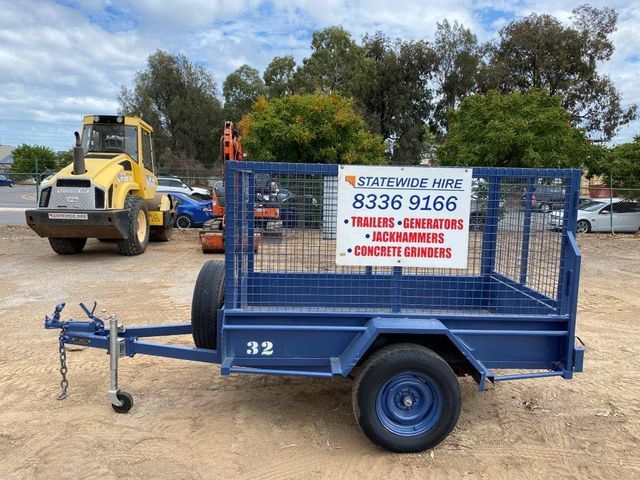 7x4 Caged Trailer