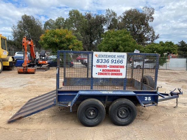 8x5 Caged Trailer With Ramp