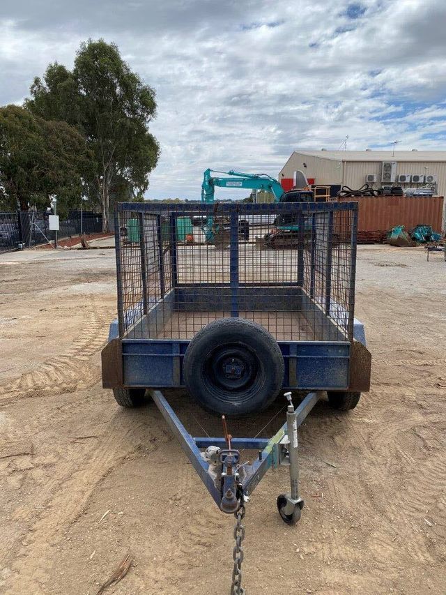 8x5 Caged Trailer