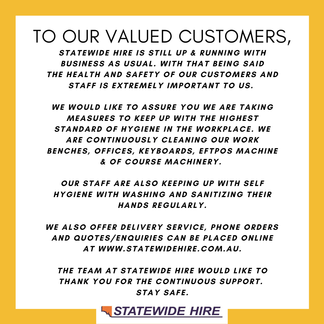 To Our Valued Customer