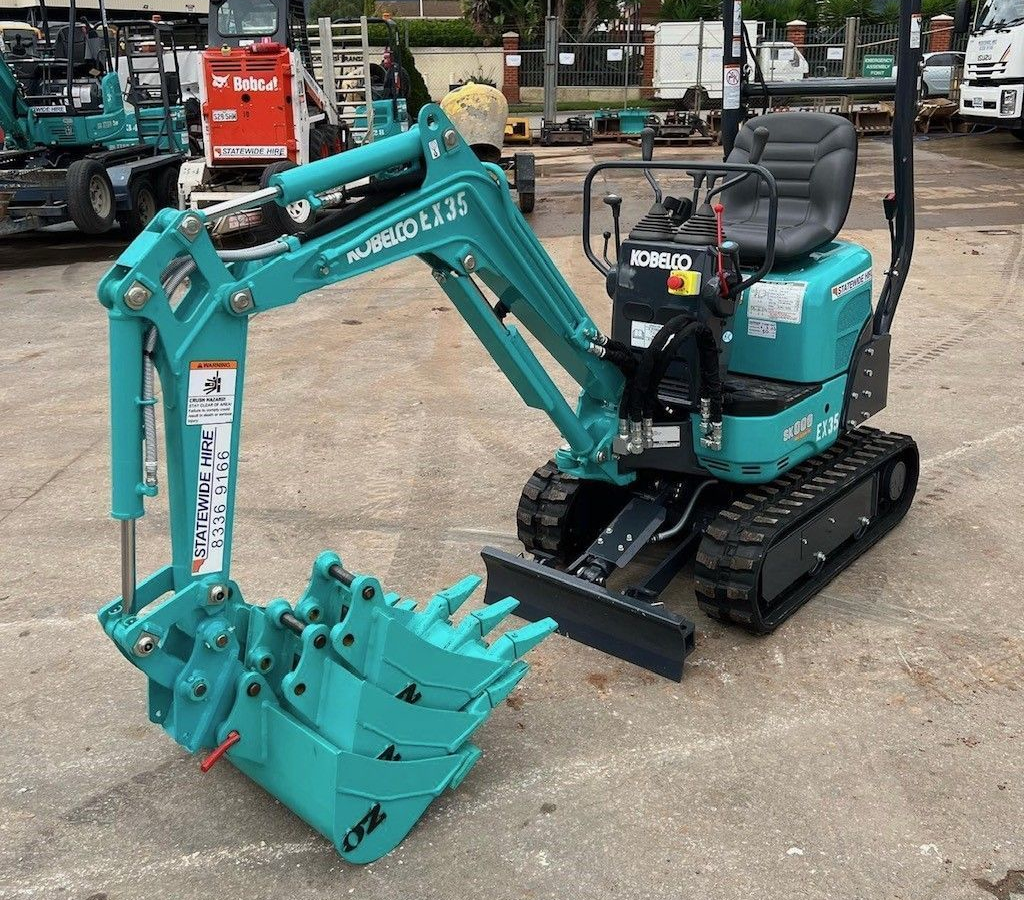 Earthmoving equipment hire Adelaide for drainage trench preparation