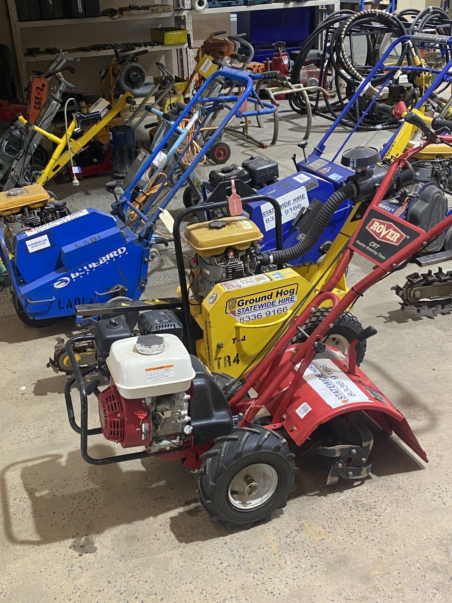 Landscape equipment for hire such as rotary hoes lawn aerators lawn scarifiers and garden care equipment at statewide hire adelaide