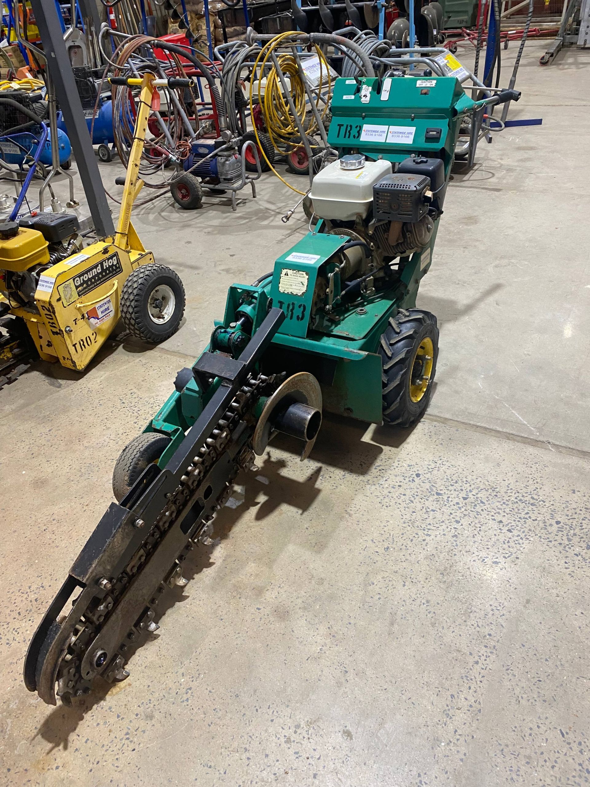 Trencher hire in Adelaide for irrigation and garden edging