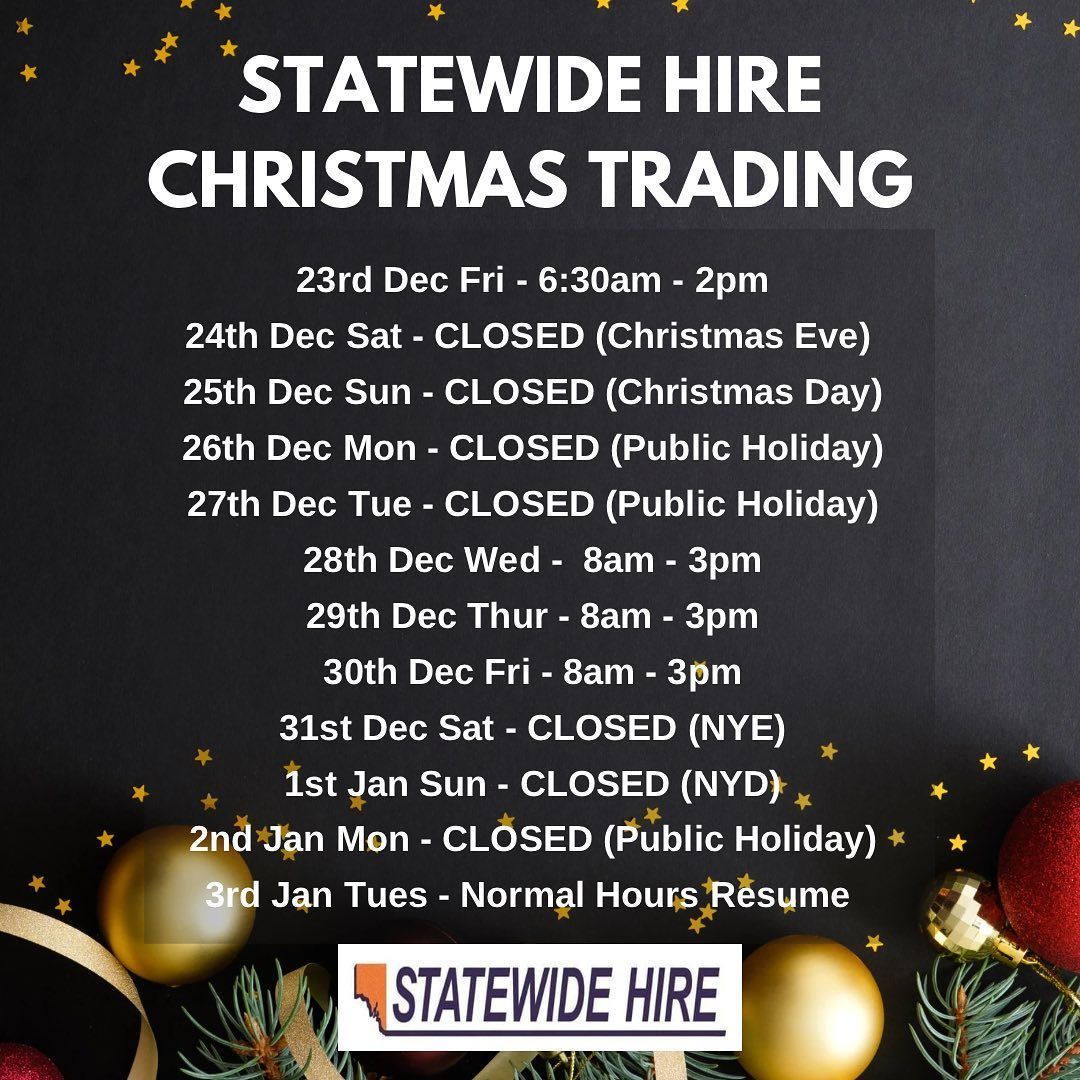 Christmas Trading Hours