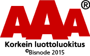 Bisnode korkein luottoluokitus 2015