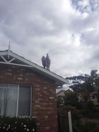 Man on the Roof — Cooma, NSW — Snowy Mountain Tree Services