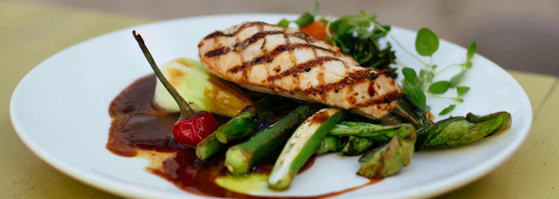 Picture of a healthy meal. 