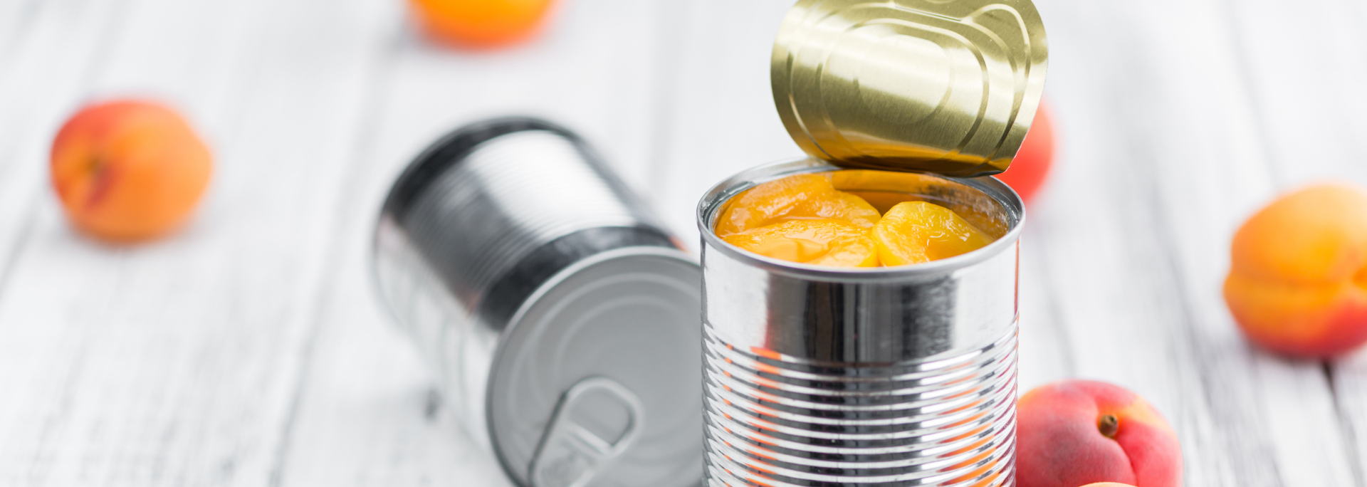 Picture of tinned fruits.  Picture of tinned fruits.