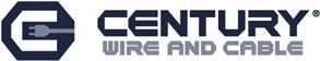A century wire and cable logo on a white background