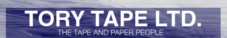Tory tape ltd. the tape and paper people logo