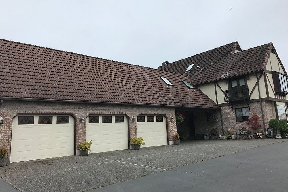 Pressure Washing On Roof Before — Olympia, WA — Painting Plus LLC