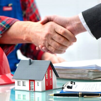 Handshakes after contract signature - Home Insurance in Hemet, CA