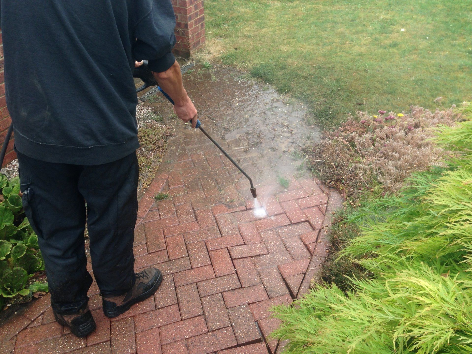pressure washing