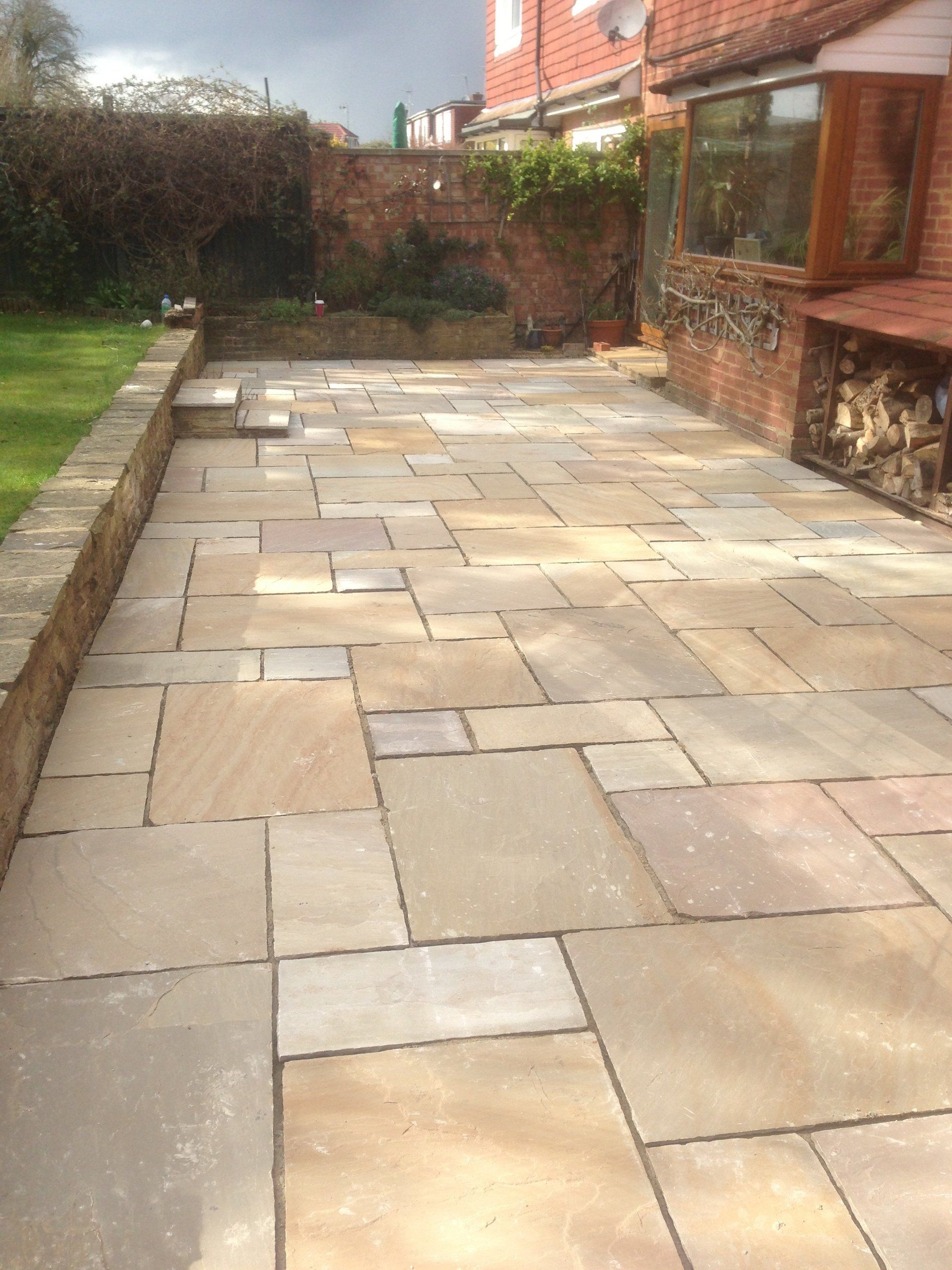 stone patio