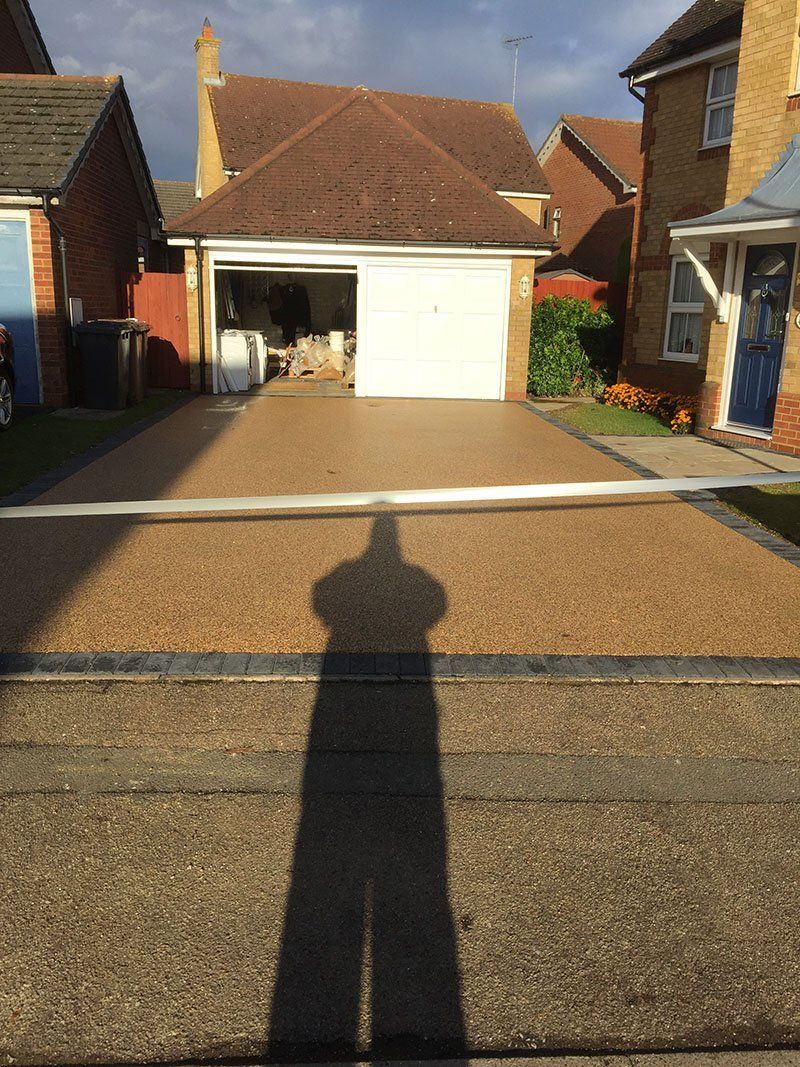 resin bonded driveway
