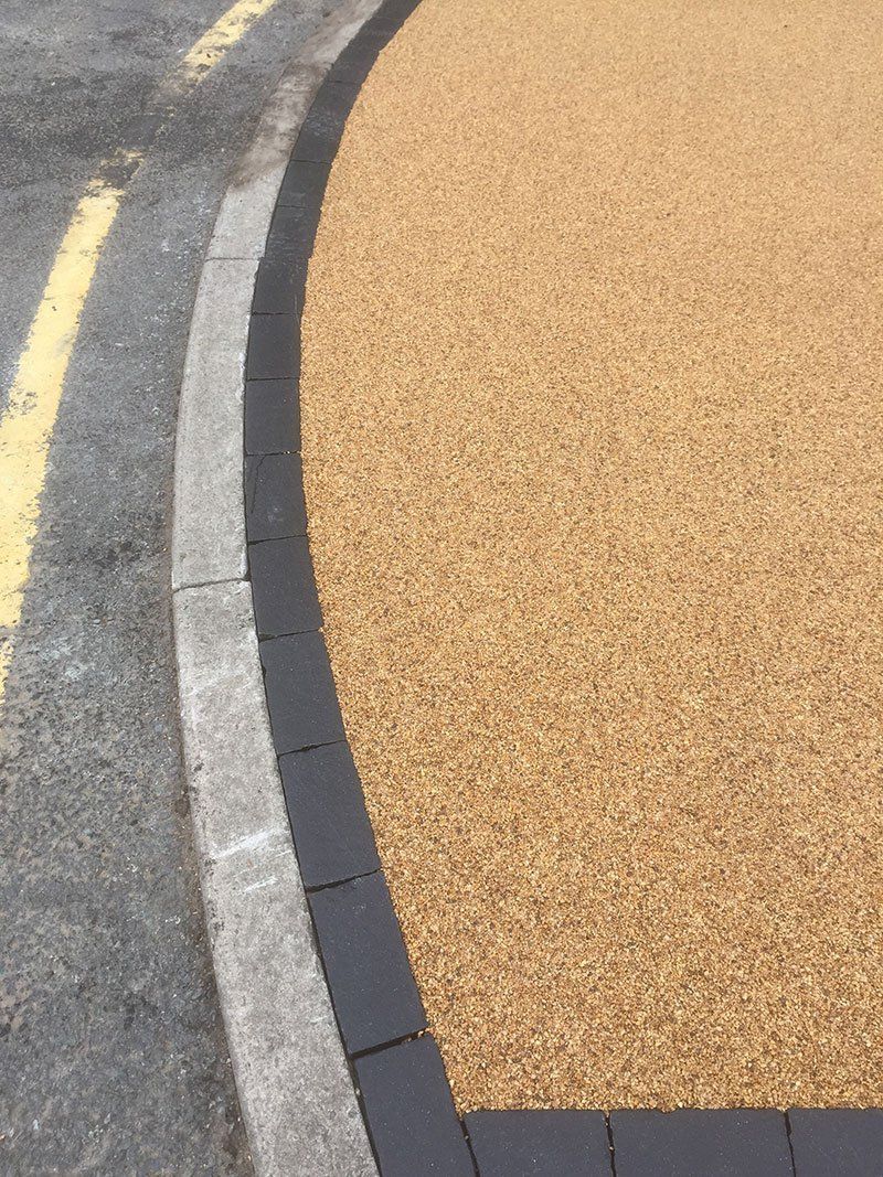 resin bonded walkway