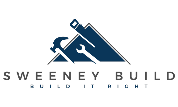 A logo for a company called sweeney build & restoration , llc.