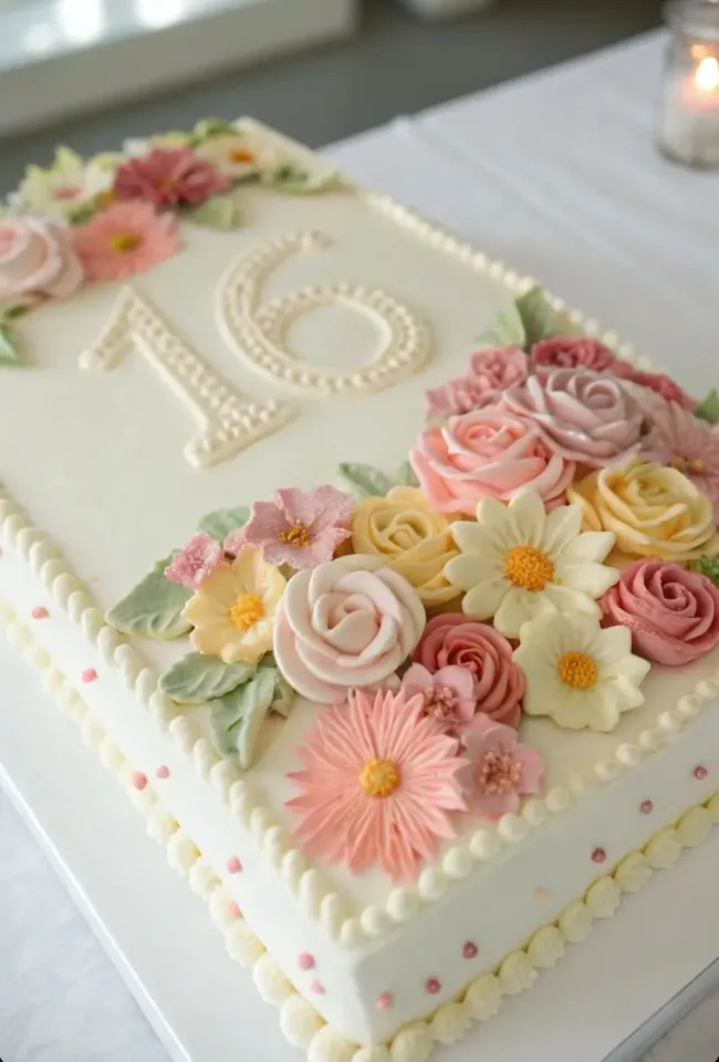 custom decorated cupcakes with rose frosting design