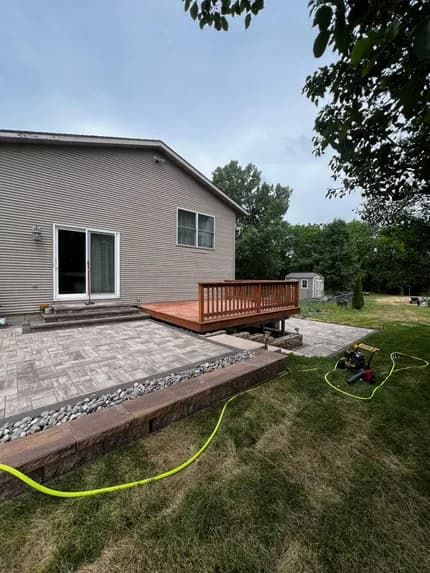 Hardscaping services.