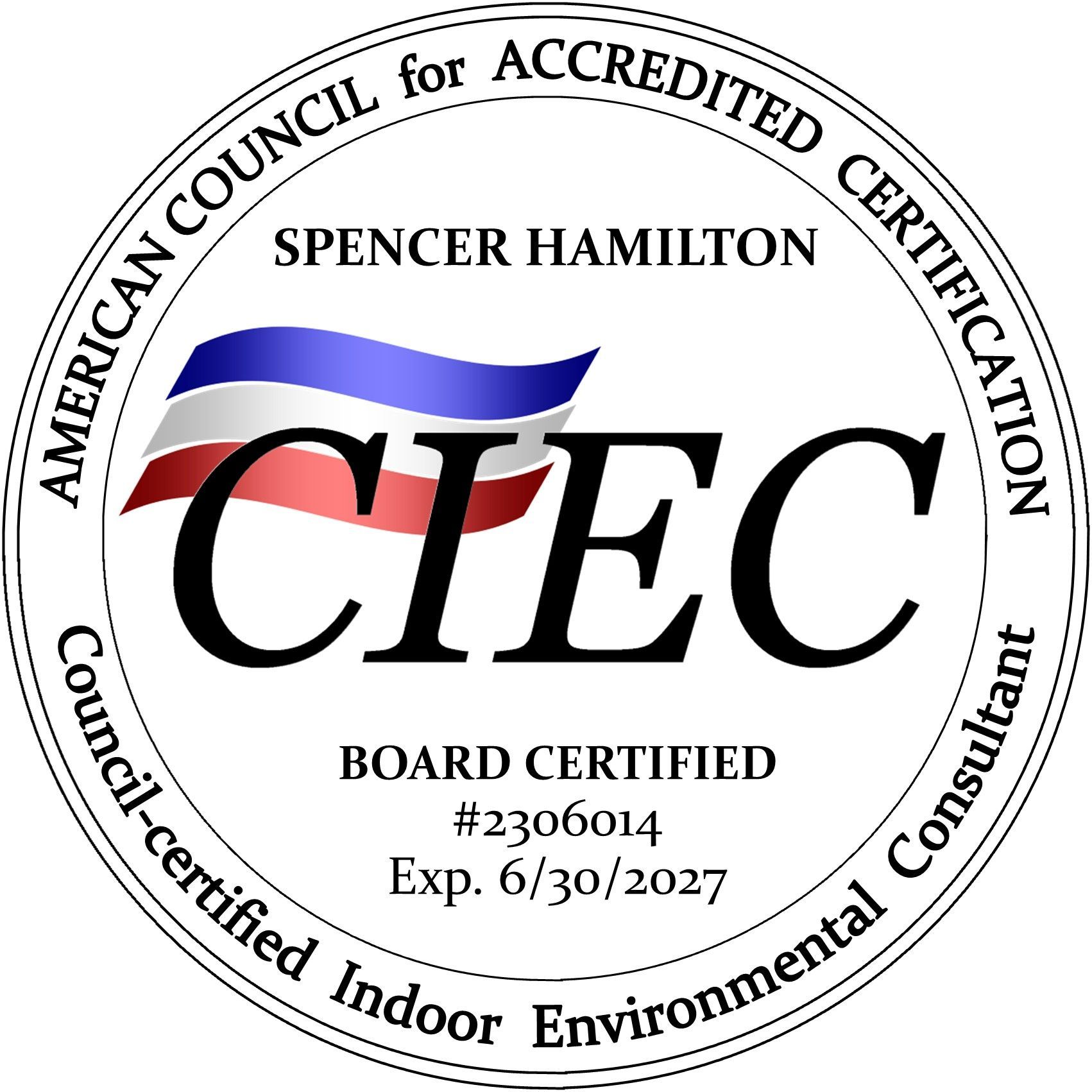 Council-Certified Indoor Environmental Consultant
