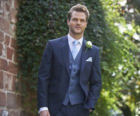 groom in a beautiful suit