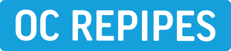 OC Repipes logo with text in white letters on a blue background.