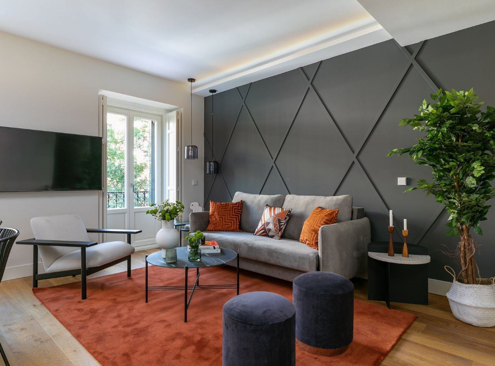 Interiorismo en vivienda de lujo, barrio salamanca madrid