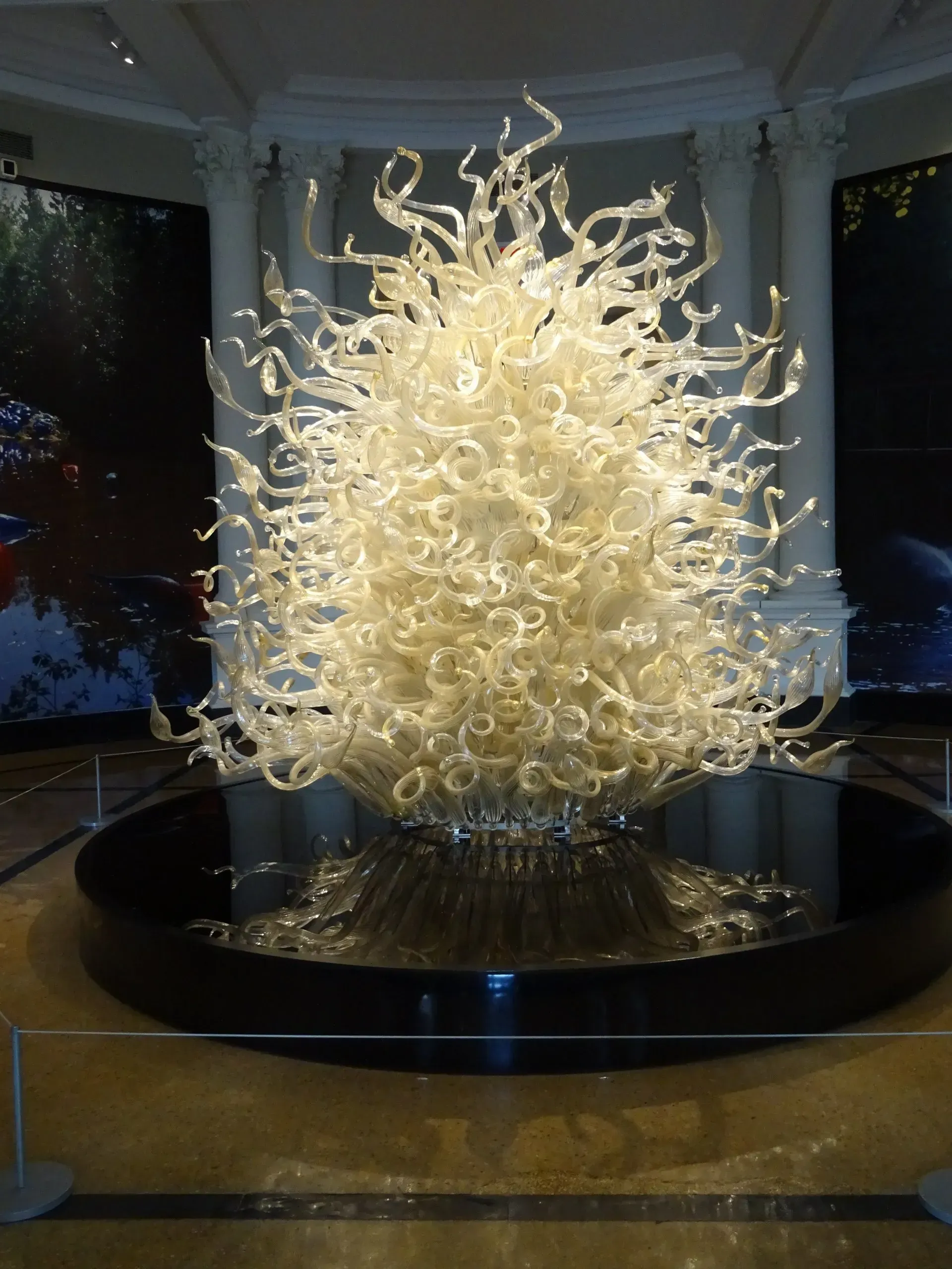 Debbie Nuttall Artist | a large glass sculpture is on display in a museum