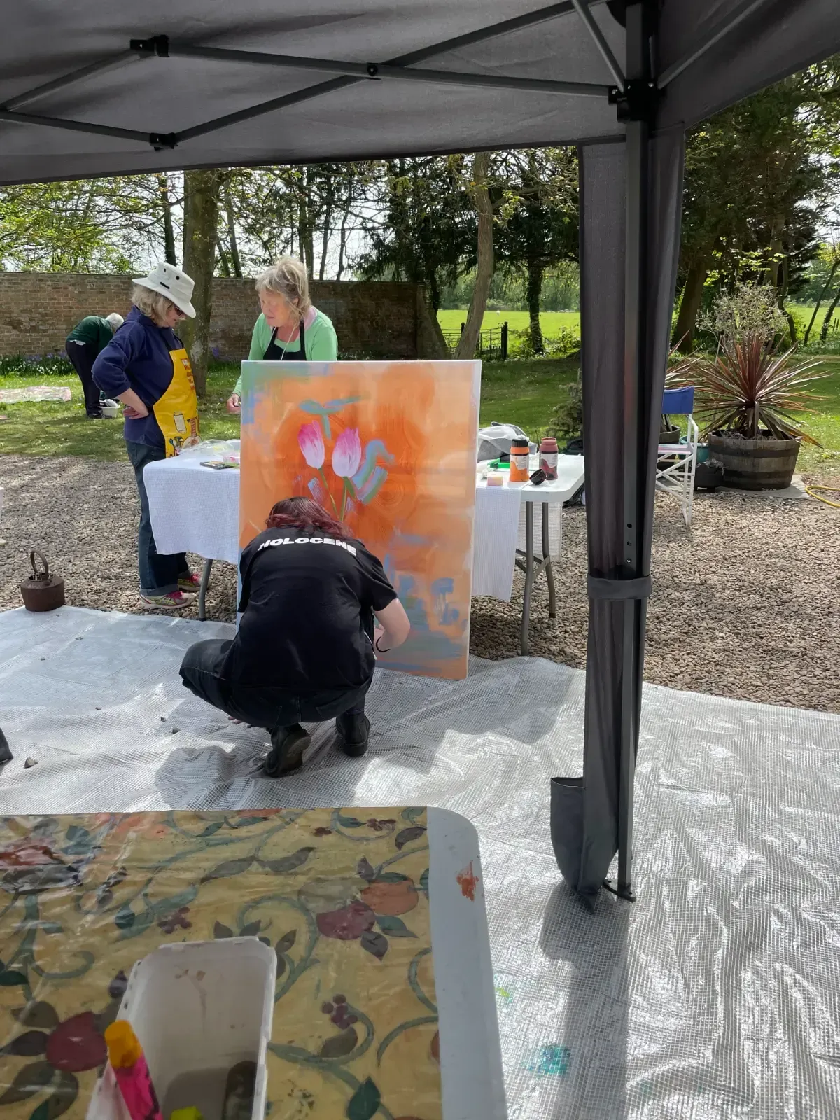 Debbie Nuttall Artist Abstract Workshop