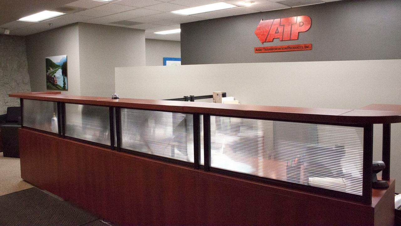An office with a sign that says zap on it