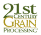 A logo for the 21st century grain processing company