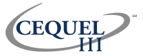 A logo for cequel ii is shown on a white background.