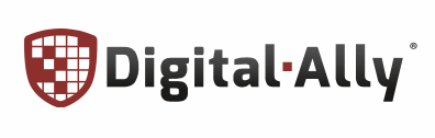 A digital ally logo with a red shield on a white background.