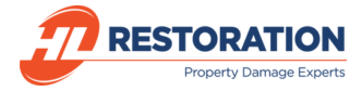 A logo for restoration property damage experts