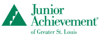 A logo for junior achievement of greater st. louis