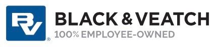 A black and veatch logo that is 100 % employee owned