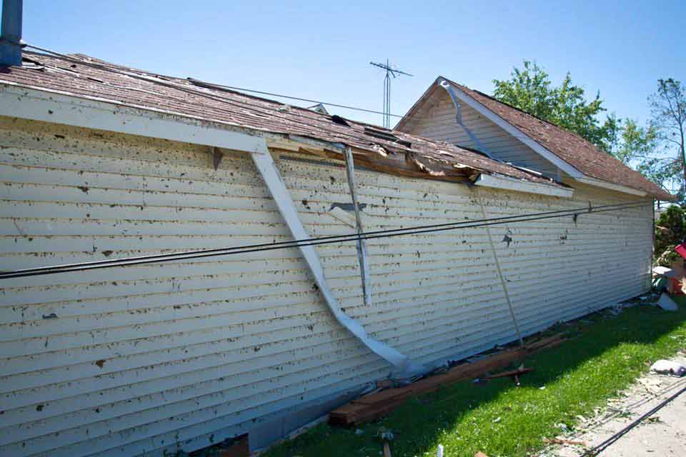 Damaged Residential House — Morris, IL — Shenberg Construction