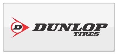 The dunlop tires logo is on a white background.
