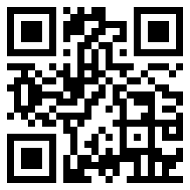 A black and white qr code on a white background.