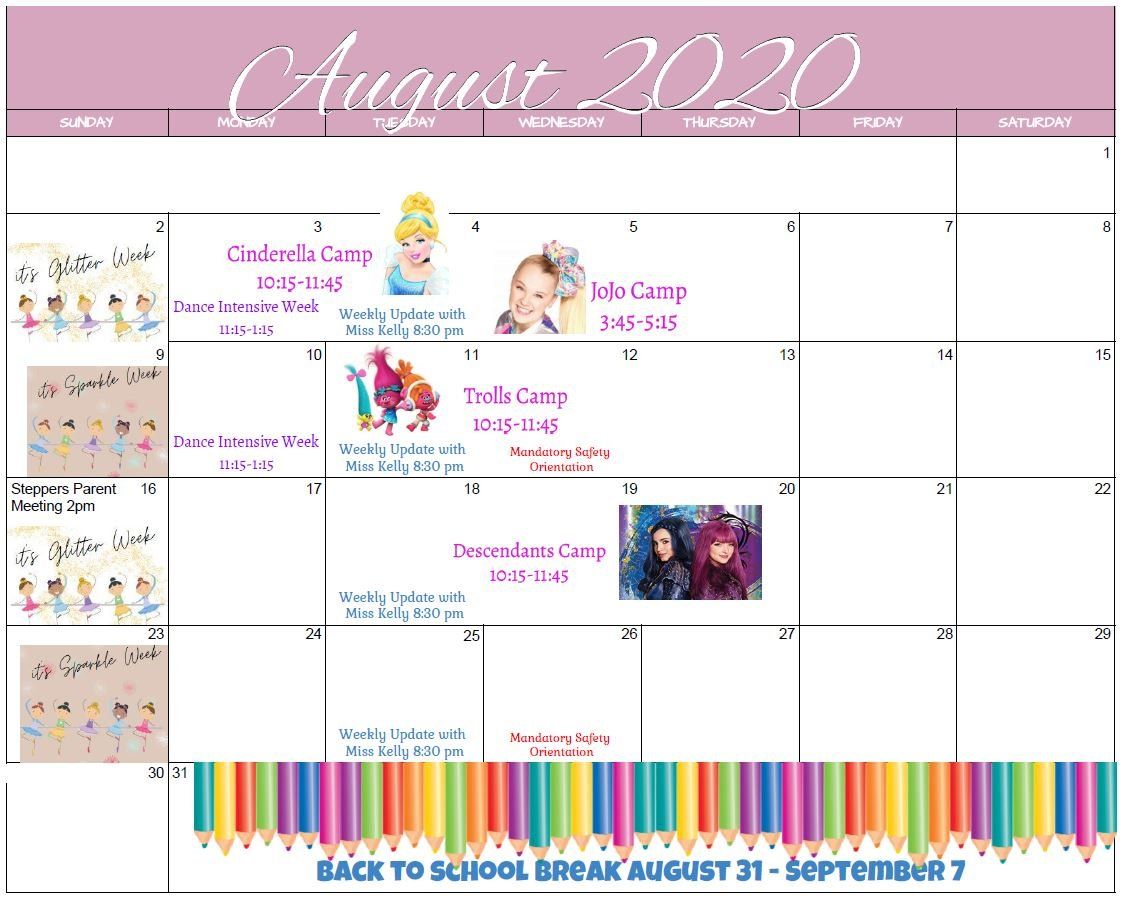 Calendar Royersford, PA LeRoux School Of Dance