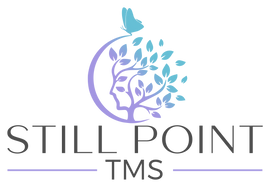 Still Point TMS logo white transparent