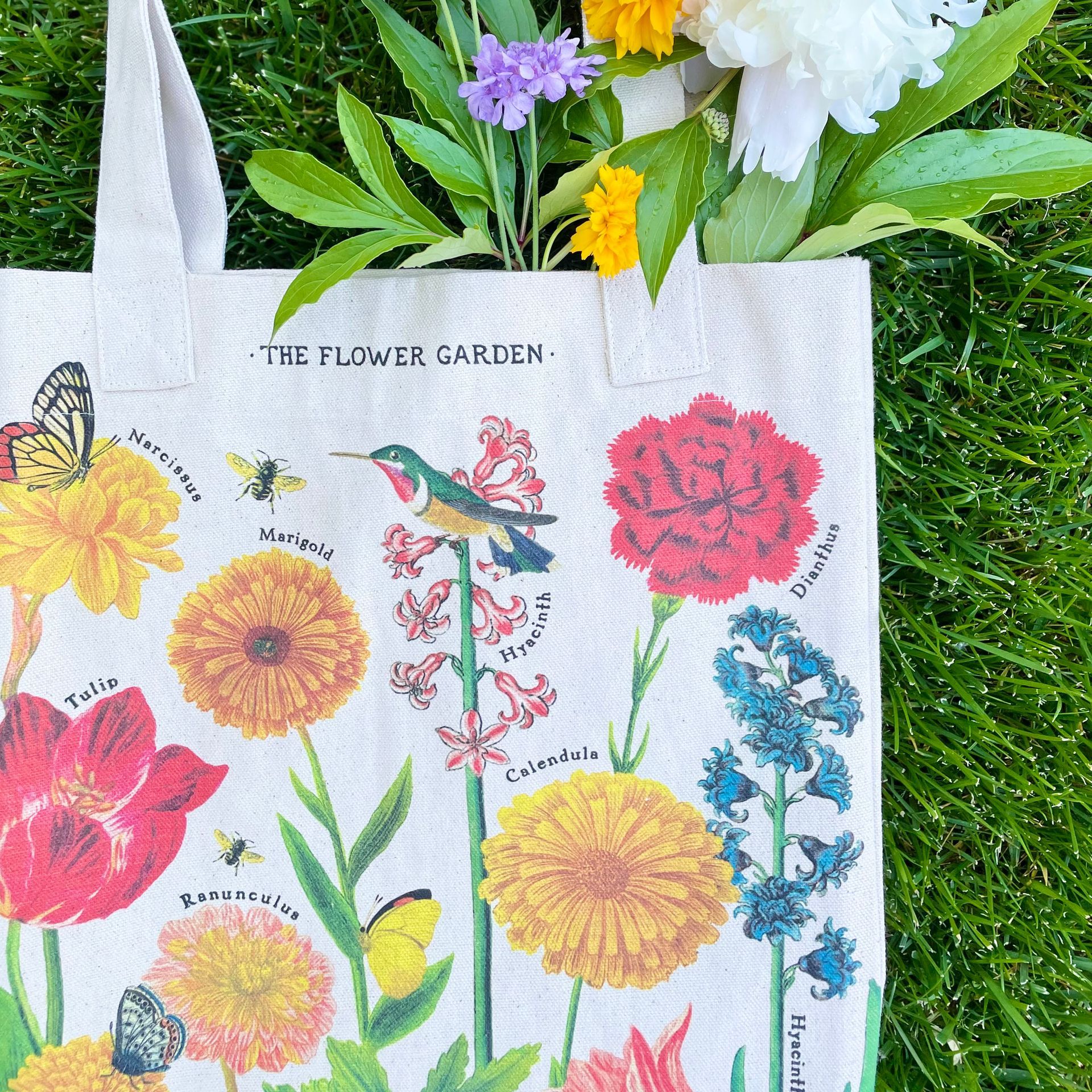 Tote Bag da Cavallini com Flores