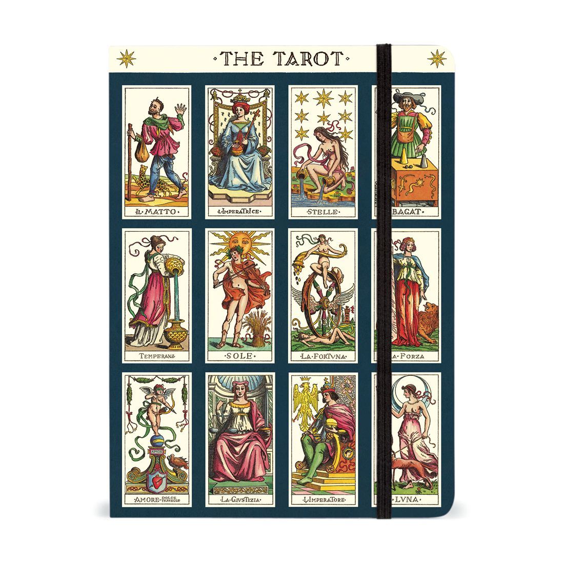 Caderno Tarot com Elástico da Cavallini